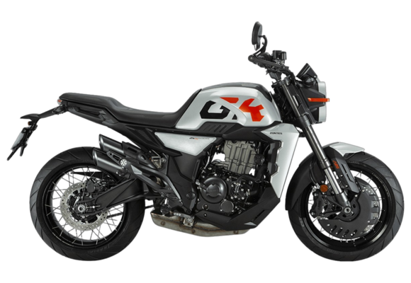 Мотоцикл ZONTES ZT350-GK (4T ZT184MP EFI) 17/17 (2023 г.) серебристый/оранжевый pitbikemarket.ru