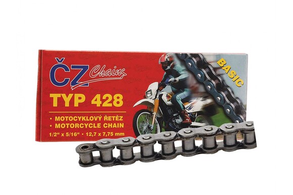 Цепь для мотоцикла CZ Chains 428 Basic - 132зв pitbikemarket.ru