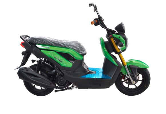 Скутер VENTO NAKED СЕРИЯ N1500, сигнализация VIN (Зеленый) pitbikemarket.ru