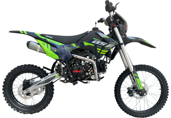 Питбайк BSE PH 150 19/16 AK47 Green (015) (фара, электростартер) pitbikemarket.ru