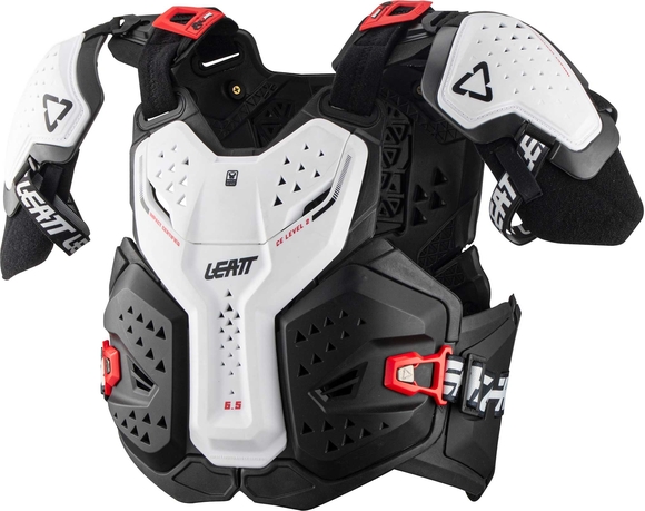 Защита панцирь Leatt Chest Protector 6.5 Pro (White, S/M, 2025 (5021400220)) pitbikemarket.ru