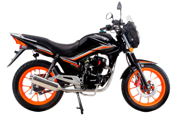 Мотоцикл дорожный ROCKOT SPECTRUM 150 (черный глянцевый, ЭПТС) pitbikemarket.ru