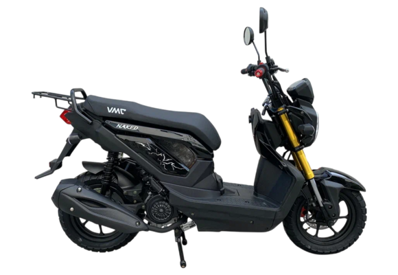 Скутер VENTO (VMC) NAKED BY49QT-5A 49 см3 СЕРИЯ N1500, сигнализация VIN BLACK pitbikemarket.ru
