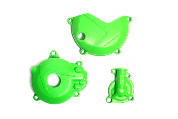 Защита крышек двигателя 177MM (NC250) зеленые OTOM ZS pitbikemarket.ru